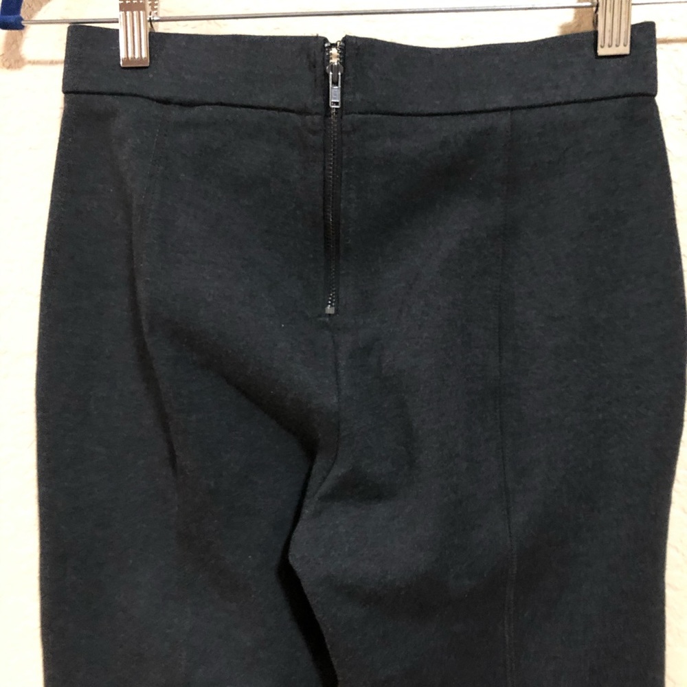 J. Crew S Gray Pixie Ankle Length Trouser Pants - image 4